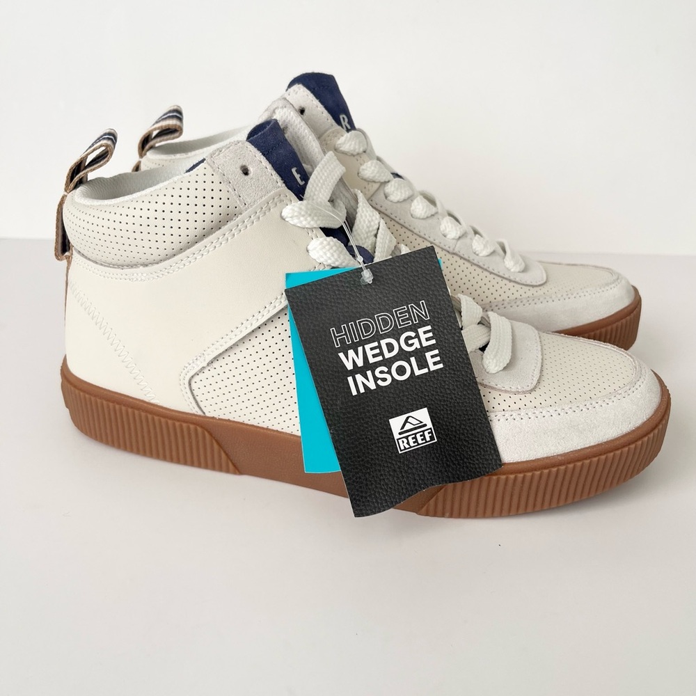 Reef White and Tan Women's Sneakers